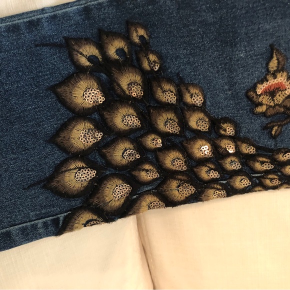 Set of two DianeGilman embroidered jeans - Picture 5 of 15